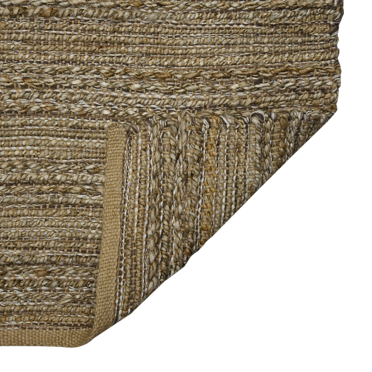 Amer Naturals NAT-2 Brown area rug - back view