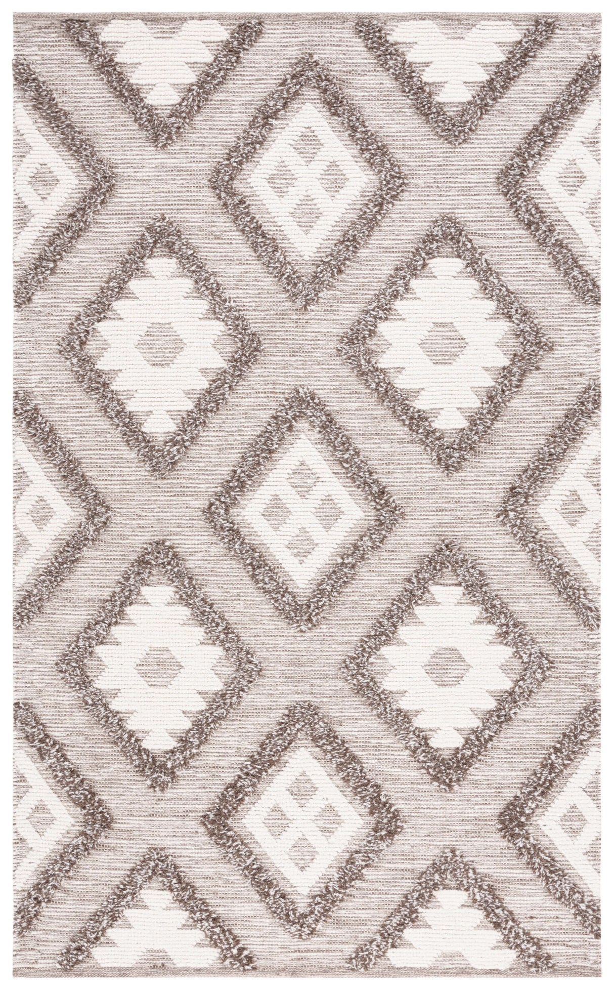 Safavieh Natura Nat203H Dark Grey/Ivory Rug.