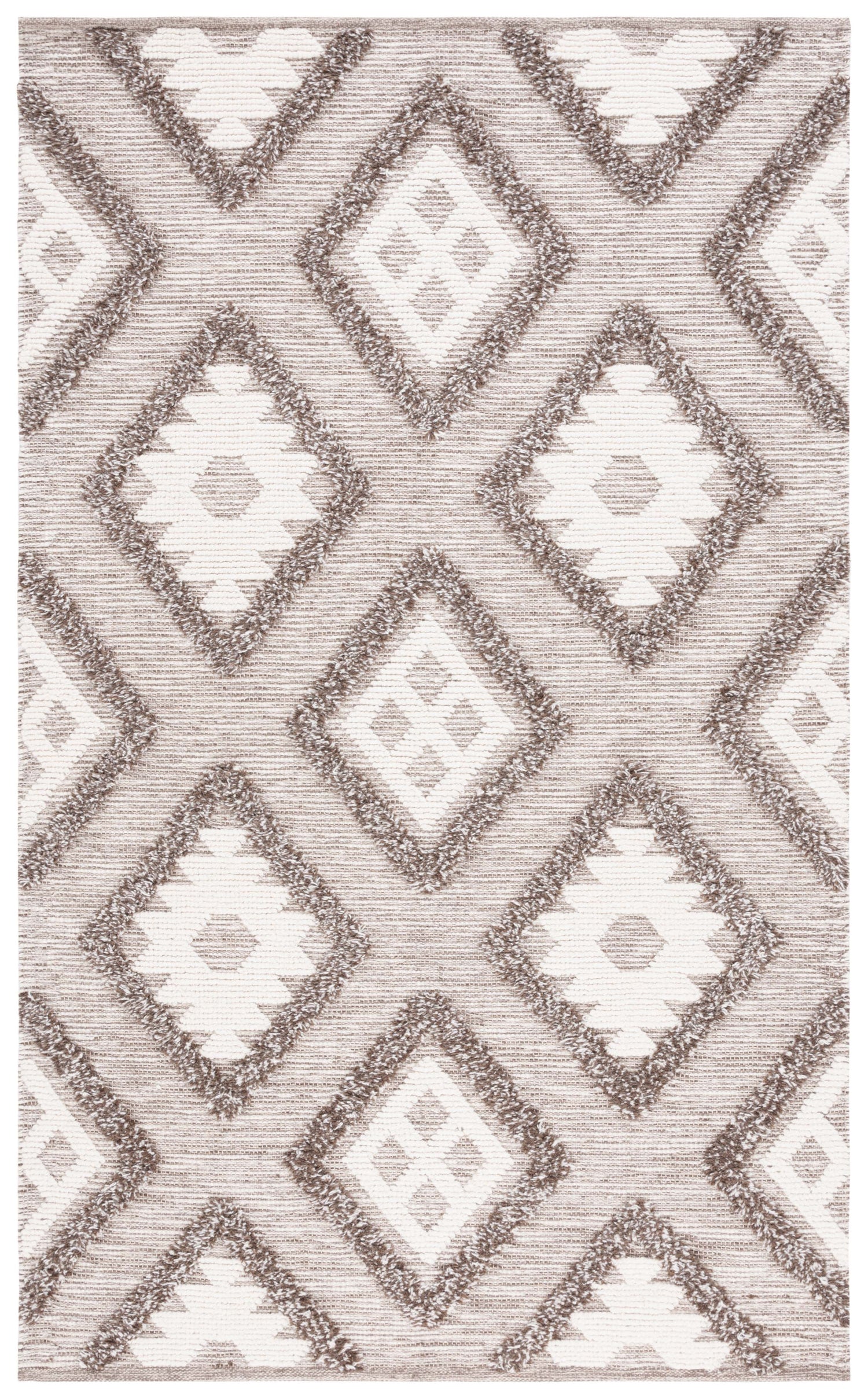 Safavieh Natura Nat203H Dark Grey/Ivory Rug.