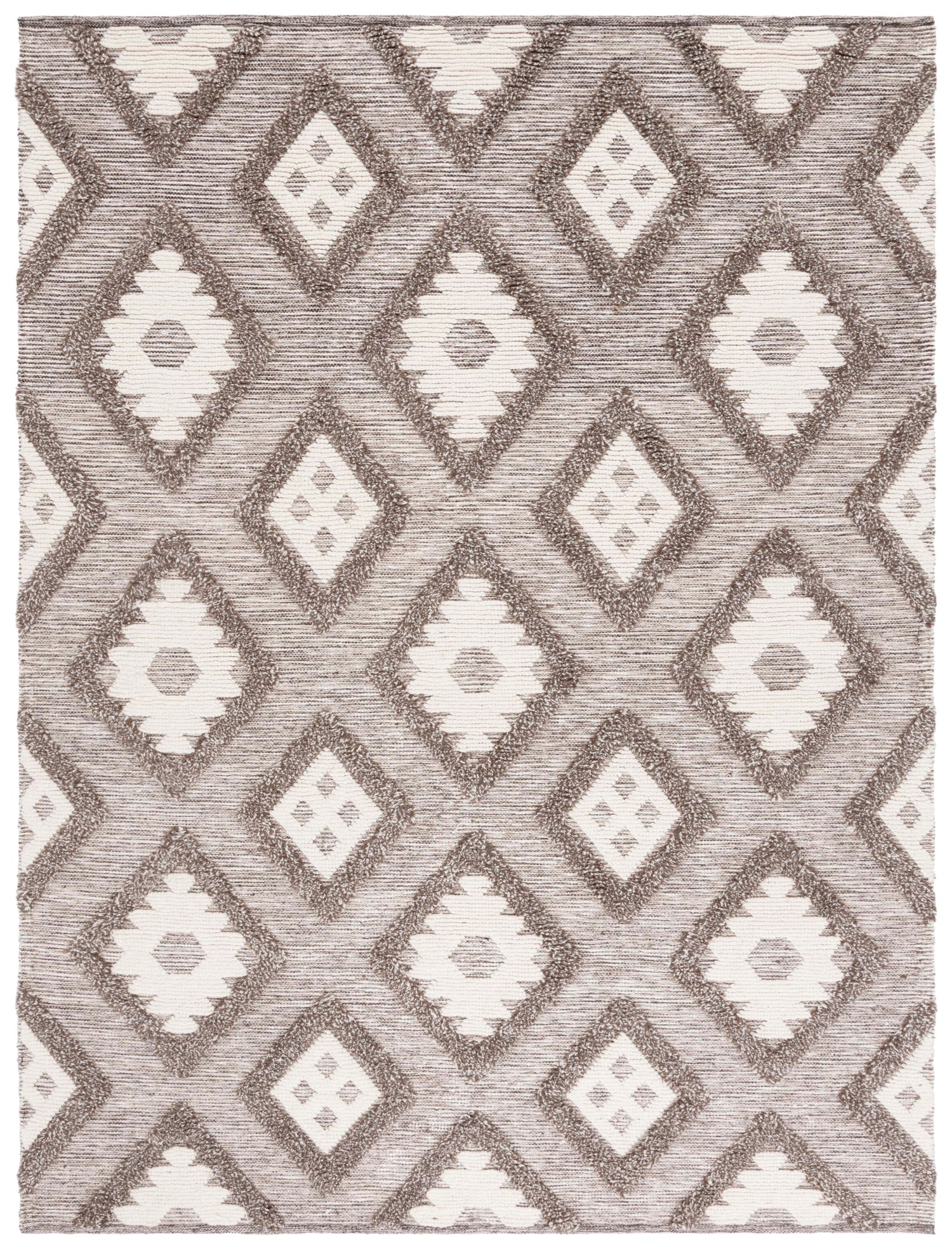 Safavieh Natura Nat203H Dark Grey/Ivory Rug.