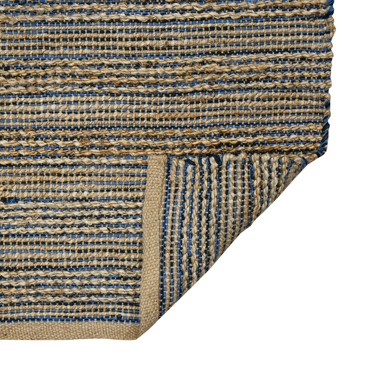 Amer Naturals NAT-7 Navy area rug - back view