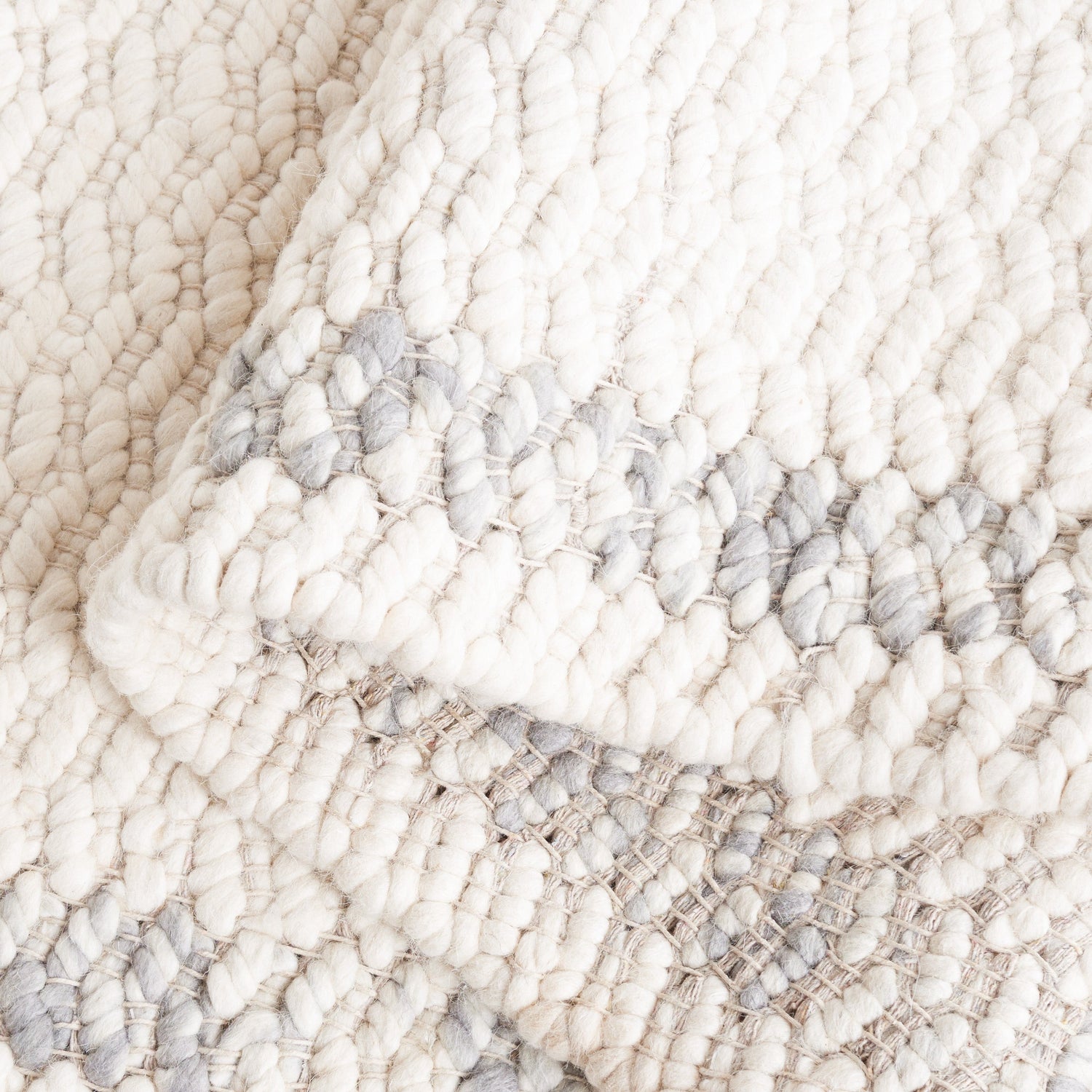 Safavieh Natura Nat713F Ivory/Grey Rug.