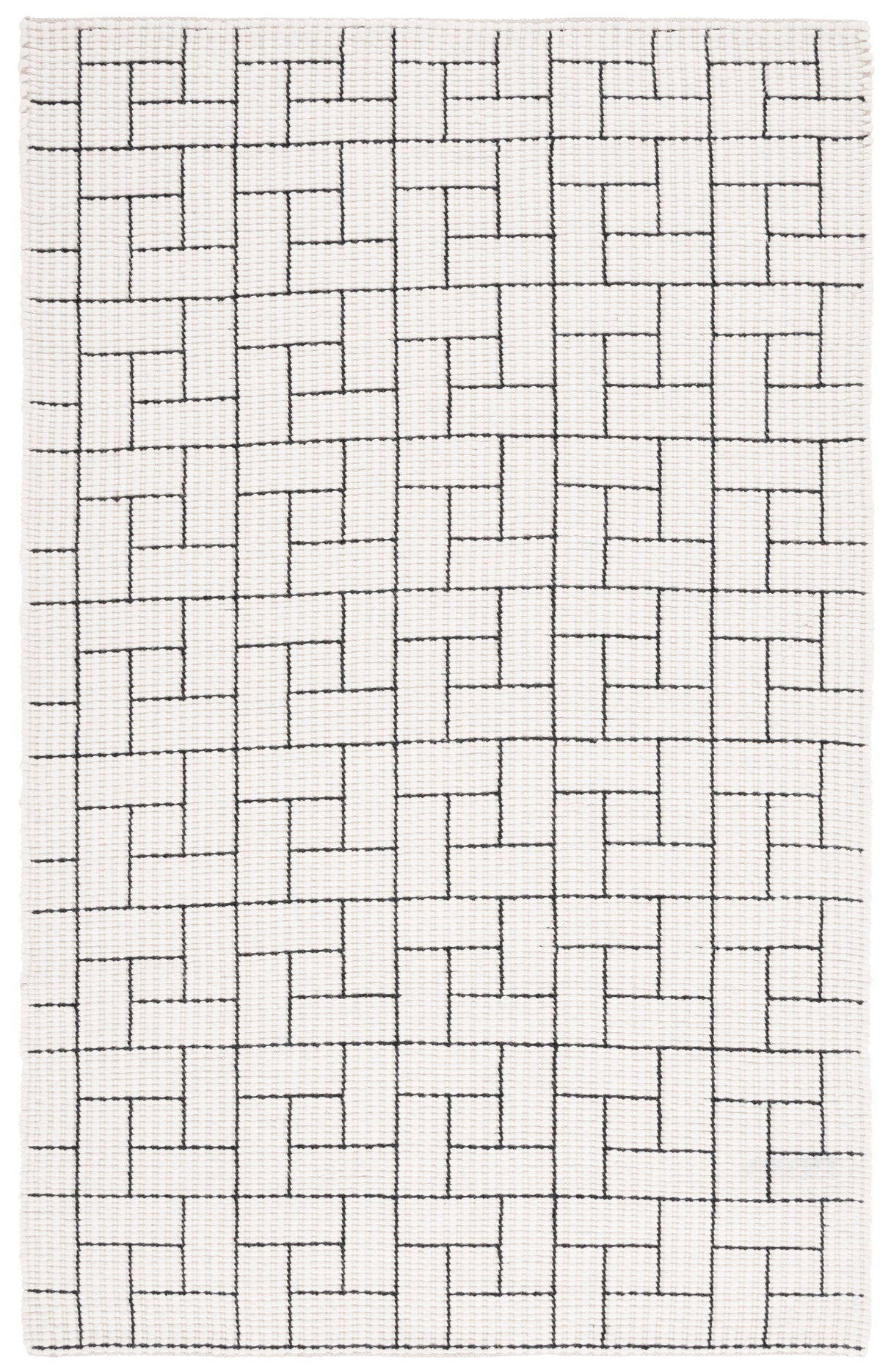 Safavieh Natura Nat719A Ivory/Black Rug.