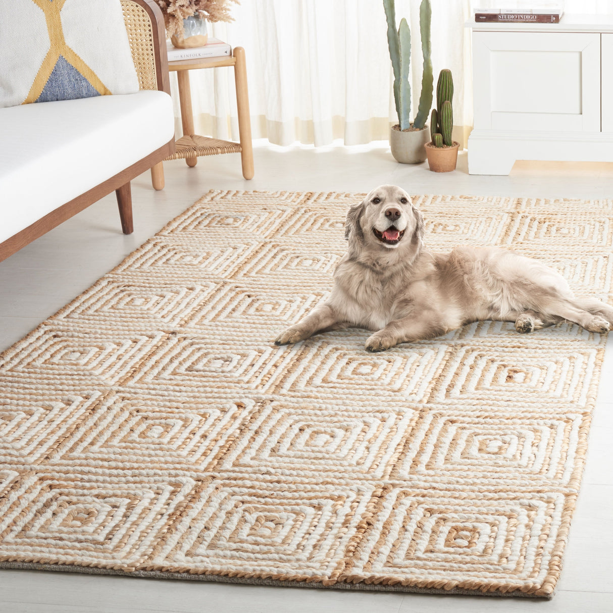 Safavieh Natural Fiber Nf516A Natural/Ivory Rug.