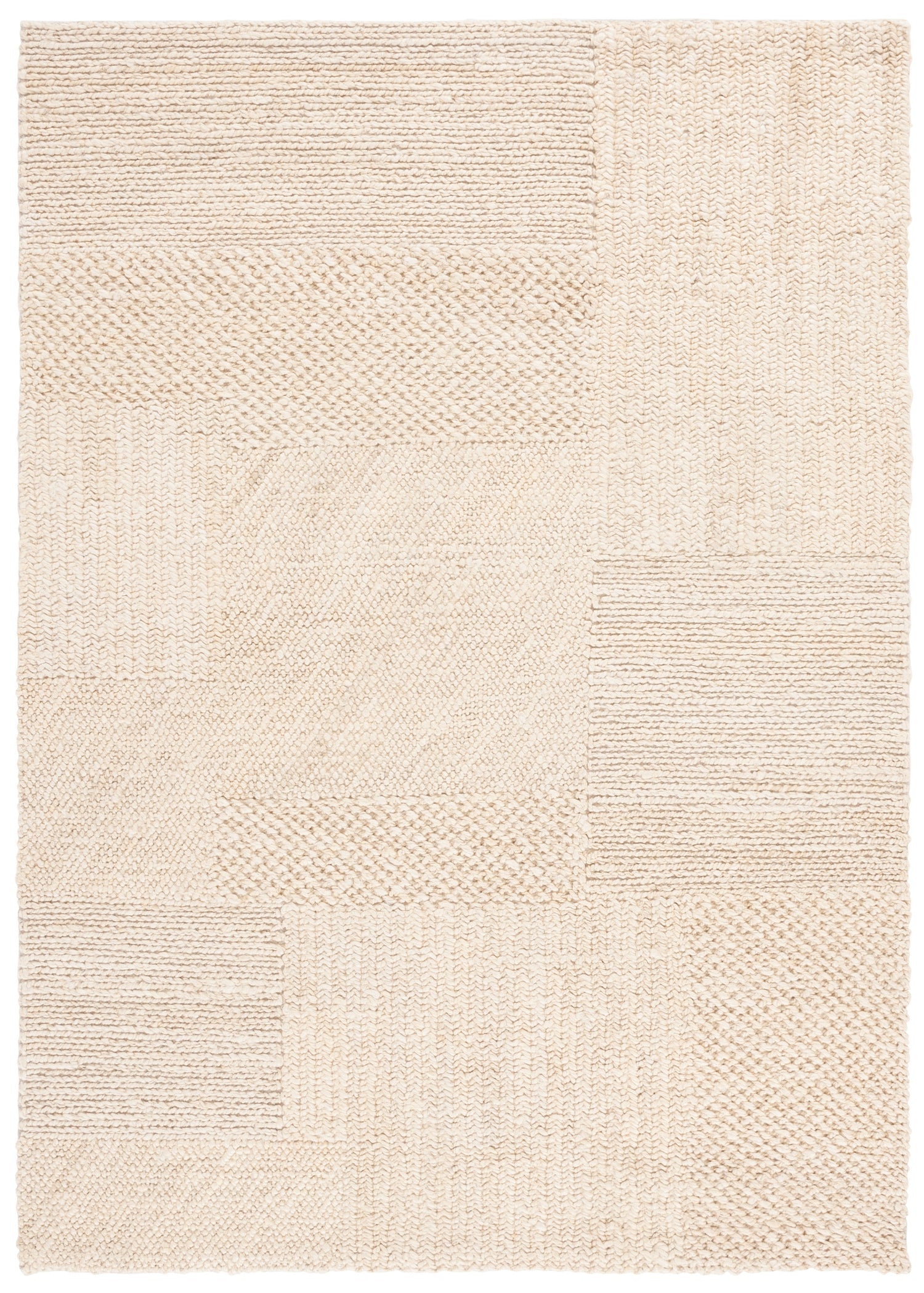 Safavieh Natural Fiber Nf554B Bleach/Ivory Rug.