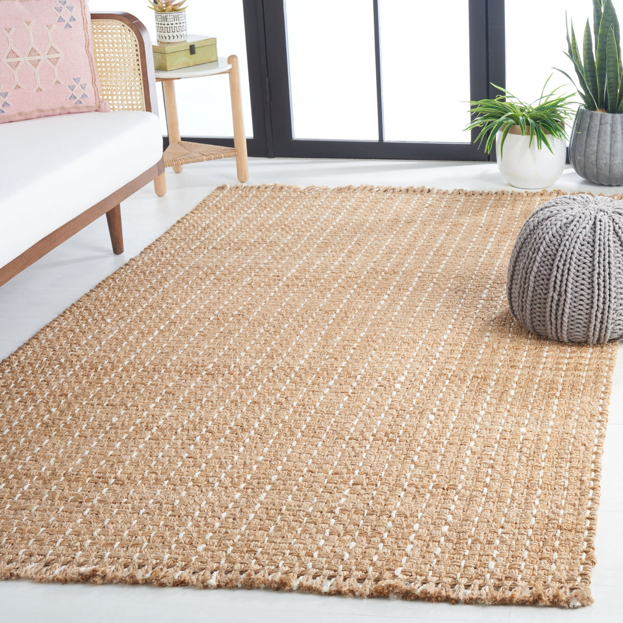 Safavieh Natural Fiber Nf813A Natural/Bleach Rug.