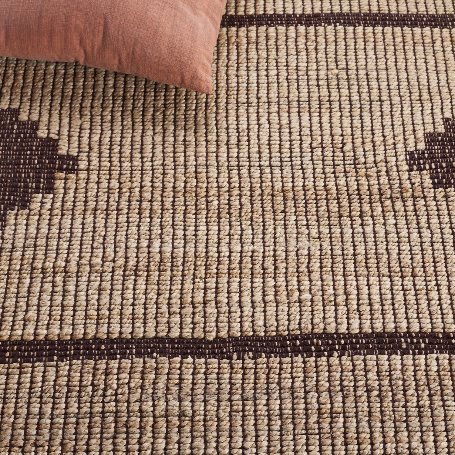 Safavieh Natural Fiber Nf878A Natural/Brown Rug.