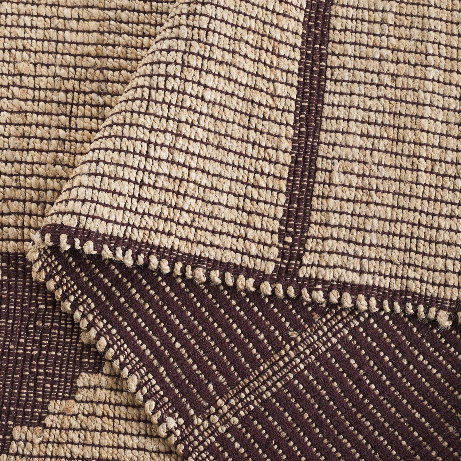 Safavieh Natural Fiber Nf878A Natural/Brown Rug.