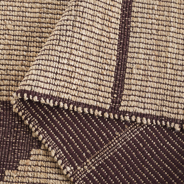 Safavieh Natural Fiber Nf878A Natural/Brown Rug.