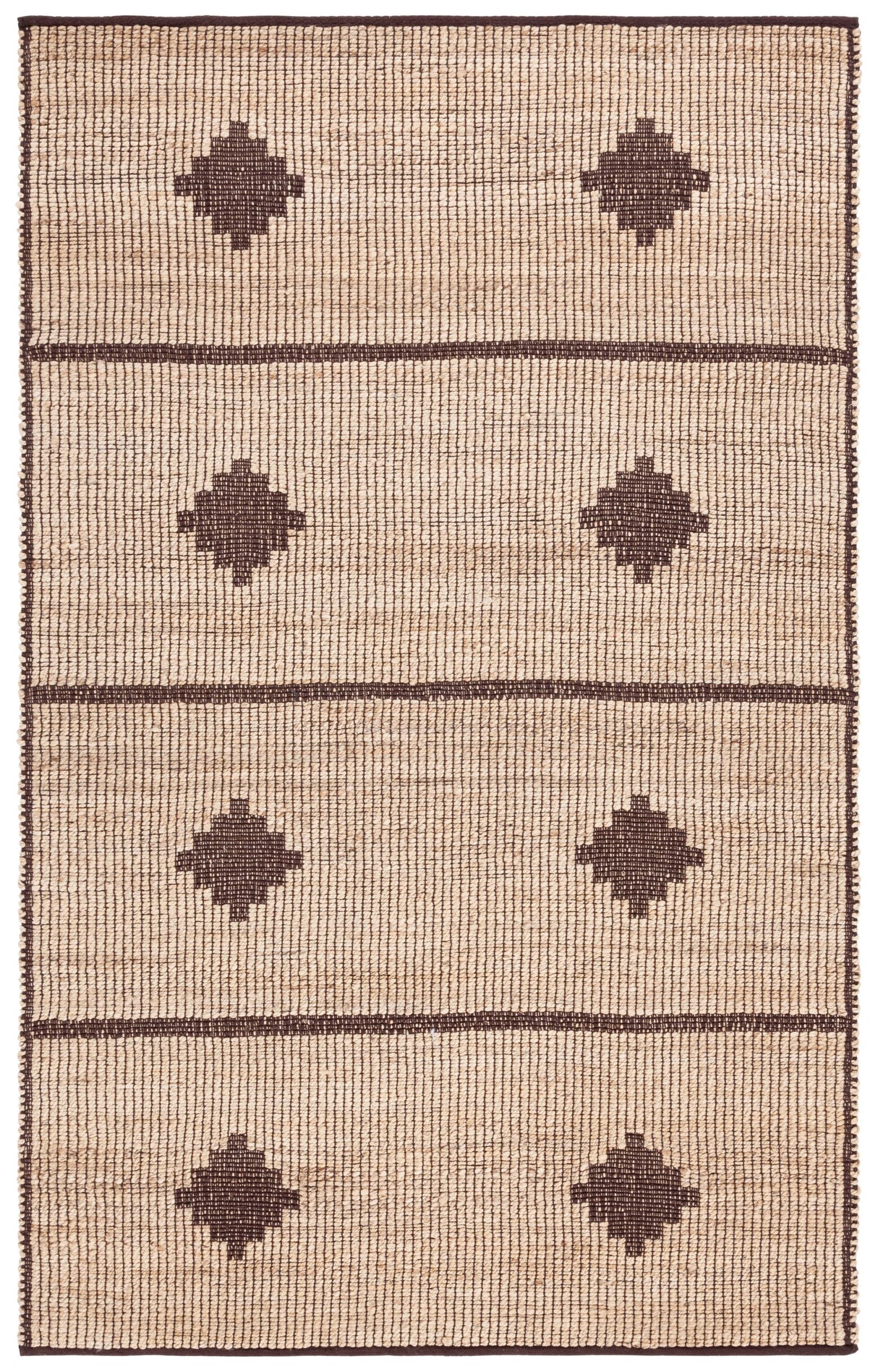Safavieh Natural Fiber Nf878A Natural/Brown Rug.