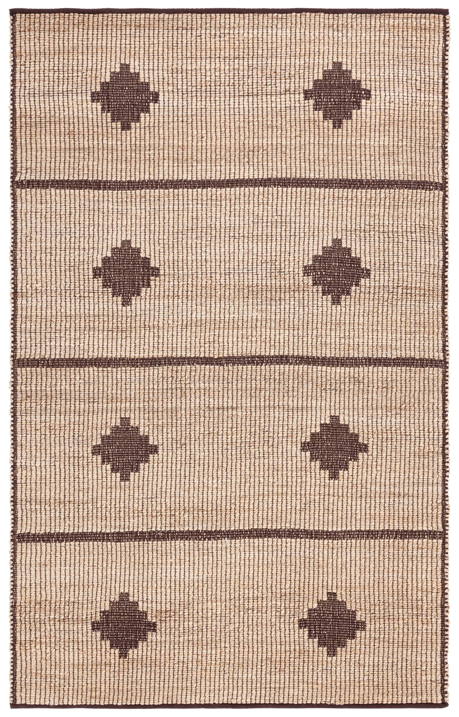 Safavieh Natural Fiber Nf878A Natural/Brown Rug.