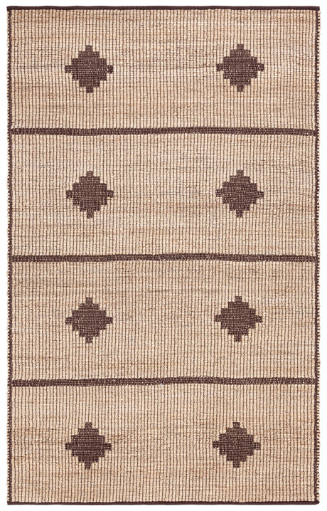 Safavieh Natural Fiber Nf878A Natural/Brown Rug.