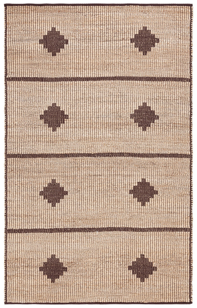 Safavieh Natural Fiber Nf878A Natural/Brown Rug.