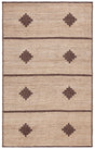Safavieh Natural Fiber Nf878A Natural/Brown Rug.