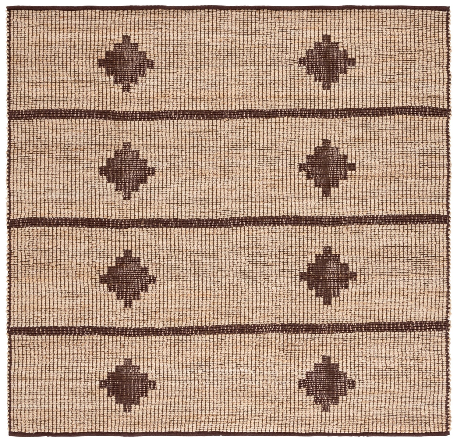 Safavieh Natural Fiber Nf878A Natural/Brown Rug.