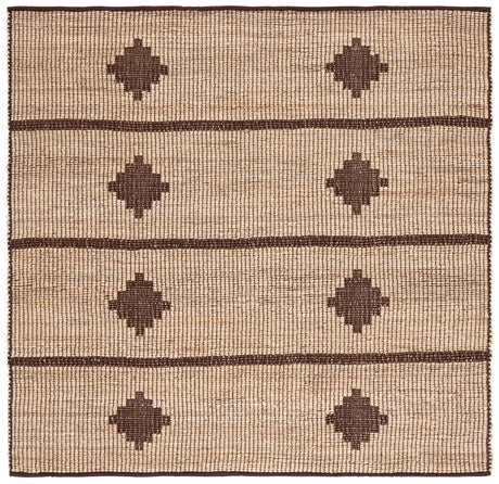 Safavieh Natural Fiber Nf878A Natural/Brown Rug.