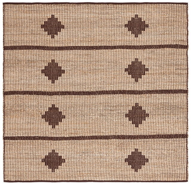 Safavieh Natural Fiber Nf878A Natural/Brown Rug.