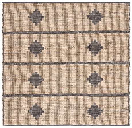 Safavieh Natural Fiber Nf878F Natural/Grey Rug.