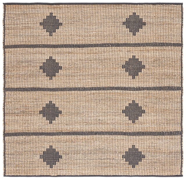 Safavieh Natural Fiber Nf878F Natural/Grey Rug.