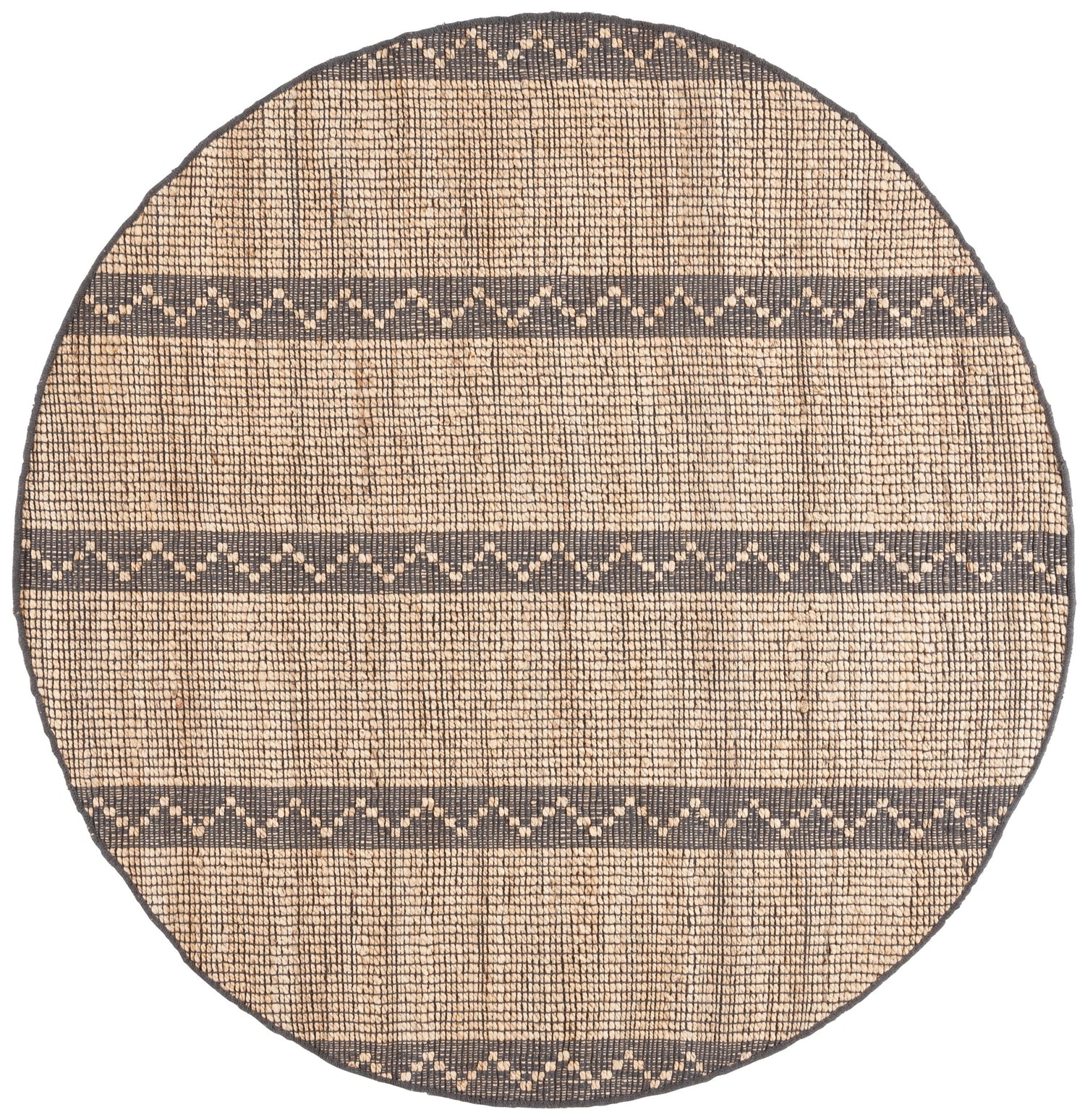 Safavieh Natural Fiber Nf879F Natural/Grey Rug.