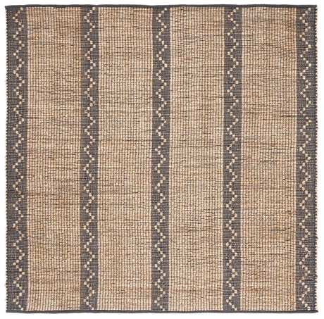Safavieh Natural Fiber Nf879F Natural/Grey Rug.