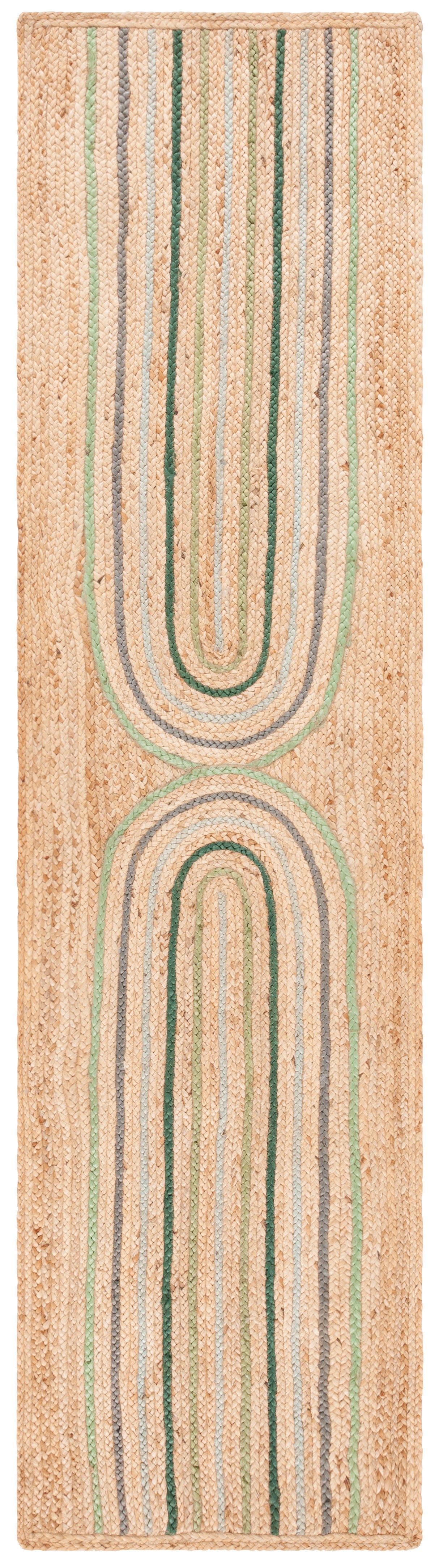 Safavieh Natural Fiber Nf894A Natural/Green Rug.