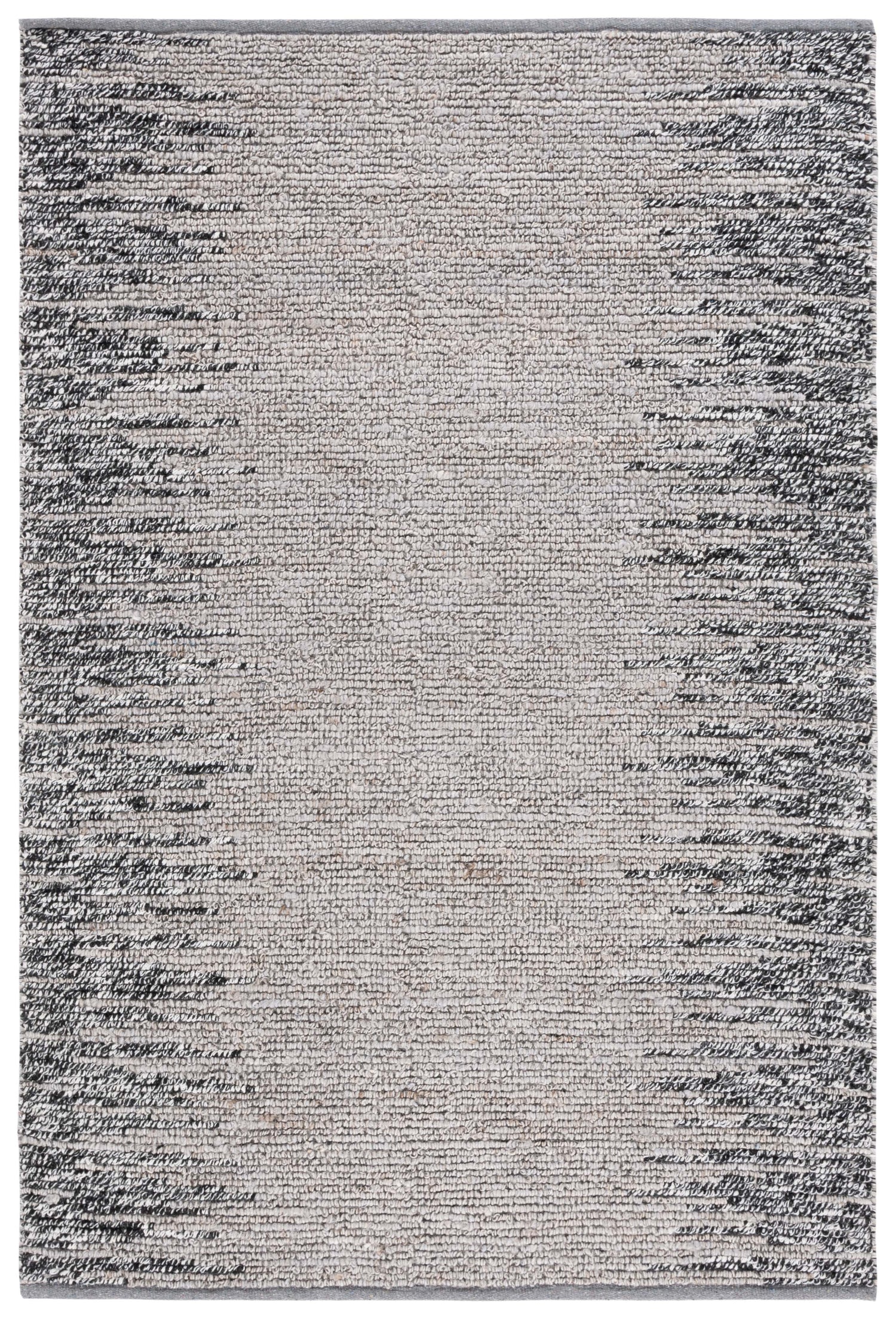 Safavieh Natural Fiber Nf953F Grey/Black Rug.