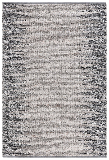 Safavieh Natural Fiber Nf953F Grey/Black Rug.