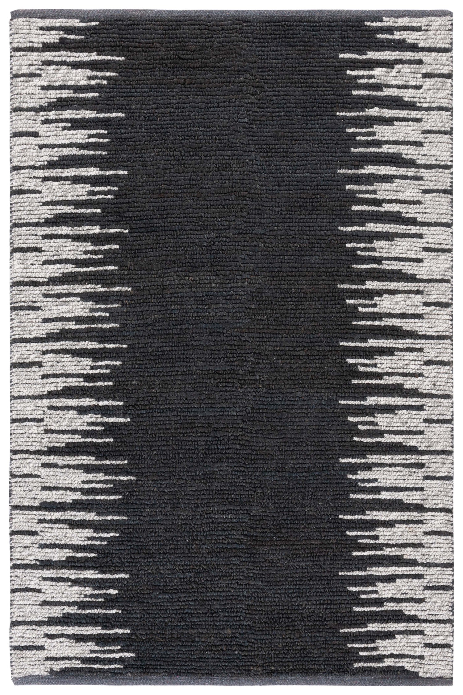 Safavieh Natural Fiber Nf953Z Black/Beige Rug.