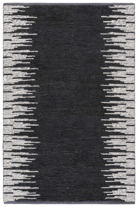 Safavieh Natural Fiber Nf953Z Black/Beige Rug.