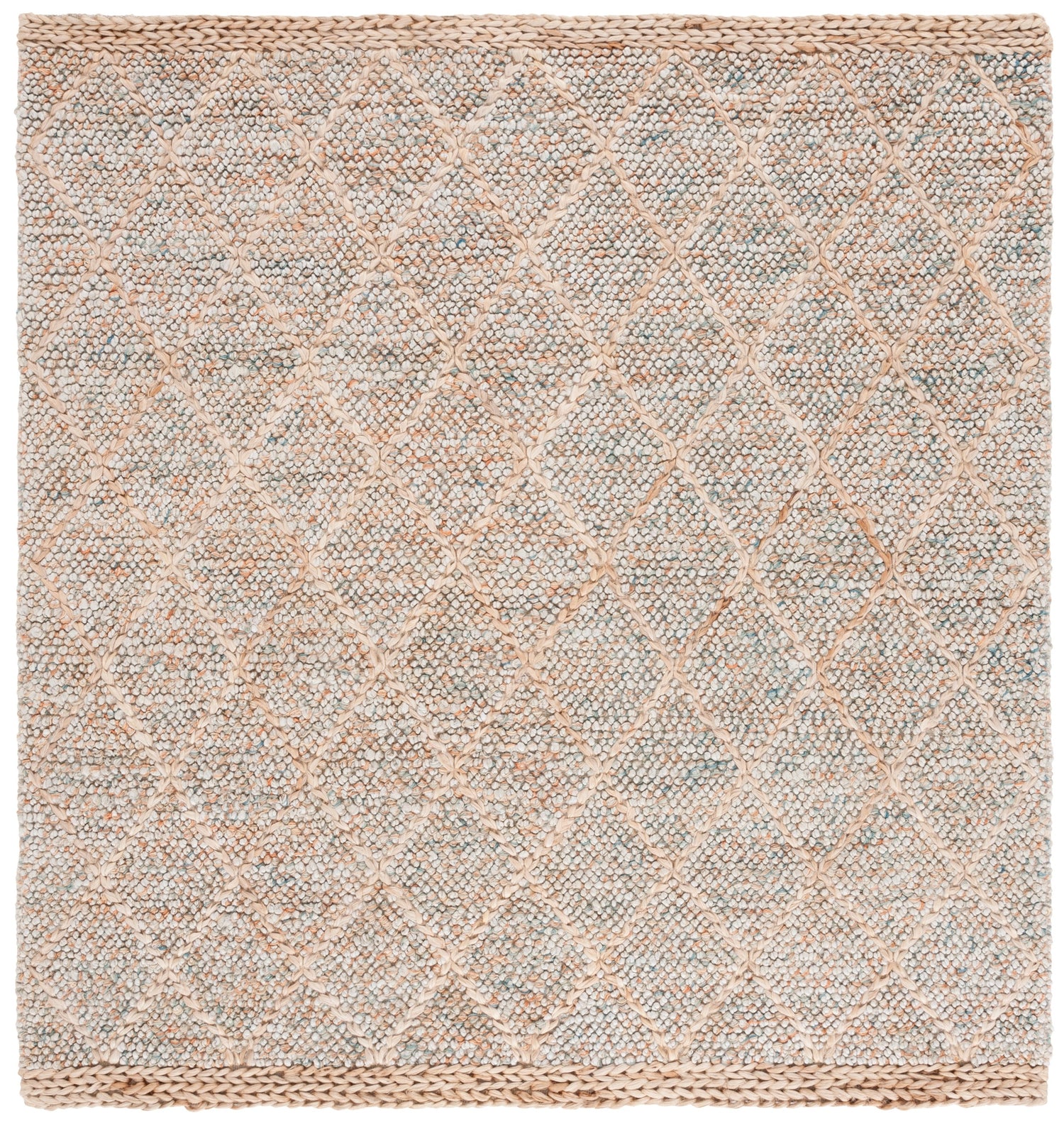 Safavieh Natural Fiber Nfb475P Rust/Natural Rug.