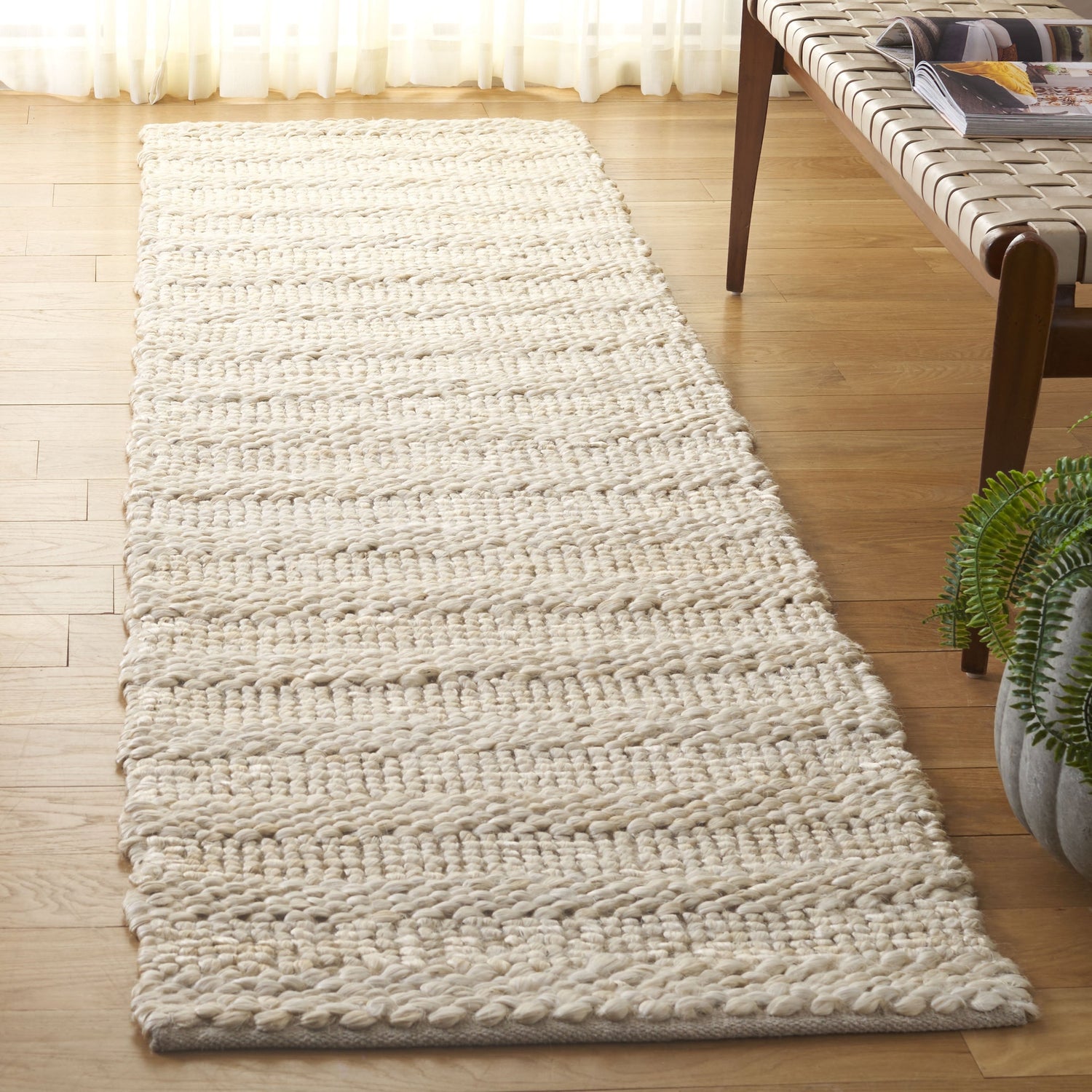 Safavieh Natural Fiber Nfb477B Bleach Rug.