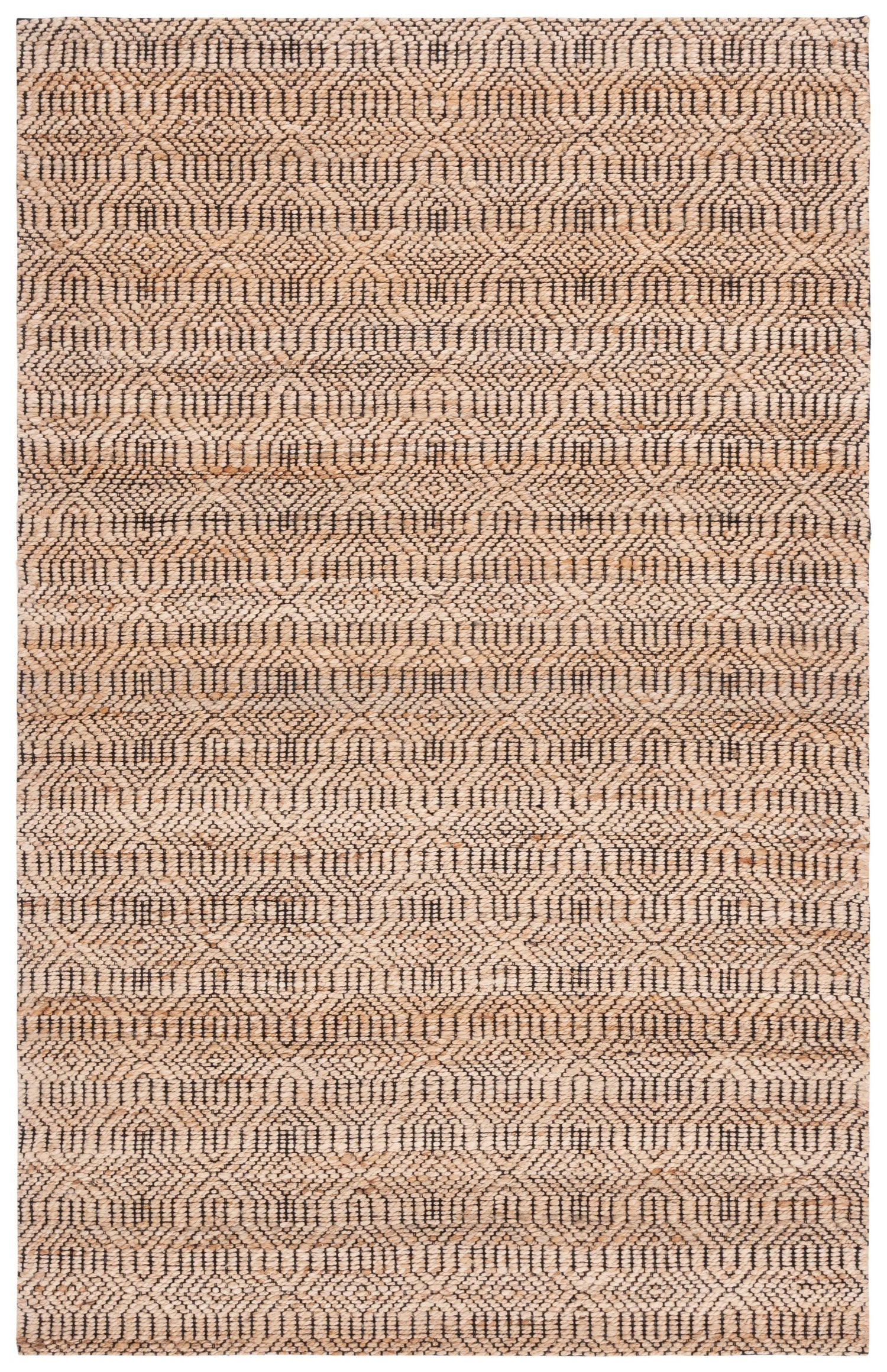 Safavieh Natural Fiber Nfb659Z Natural/Black Rug.