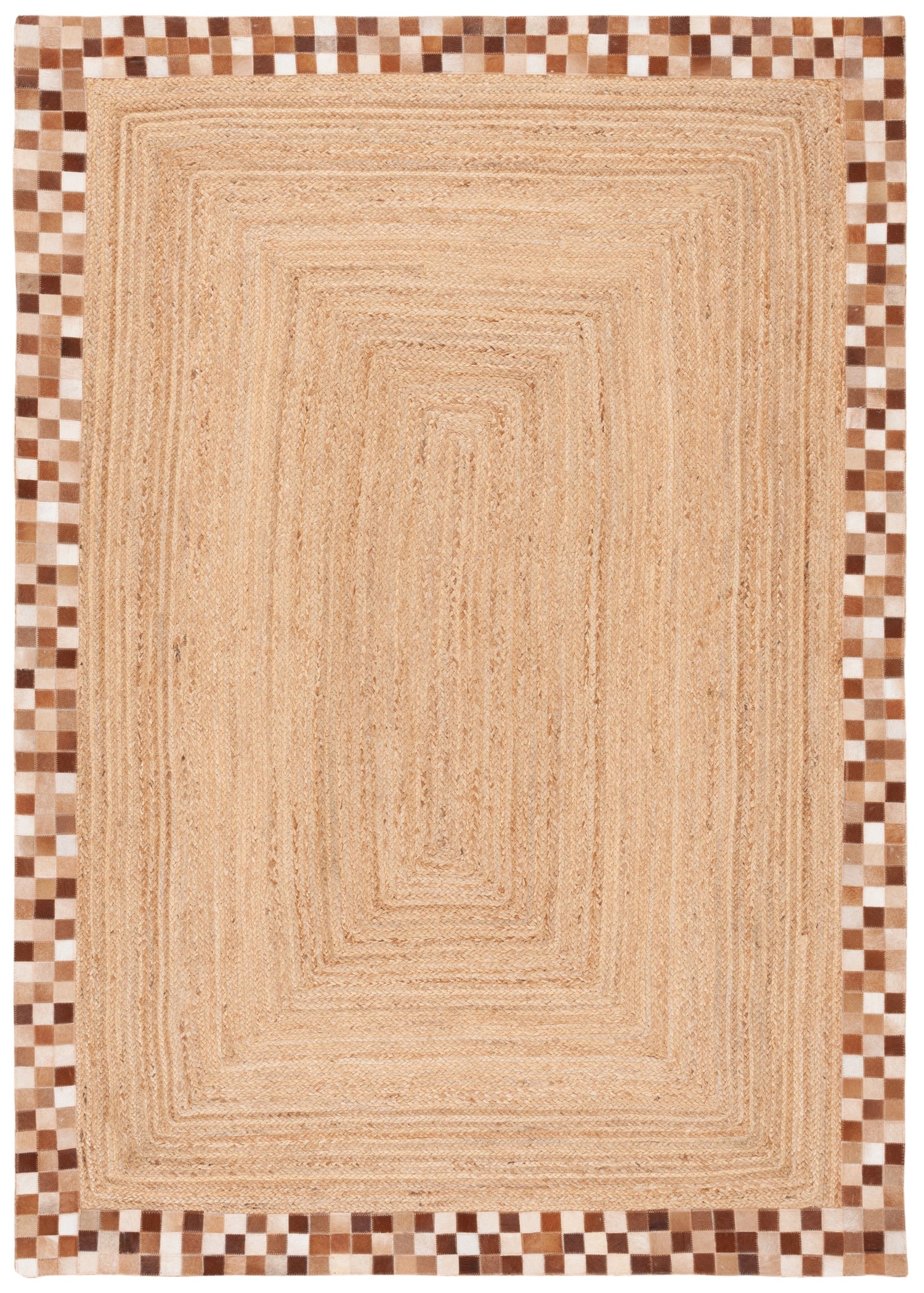 Safavieh Natural Fiber Nfb828A Natural/Brown Rug.