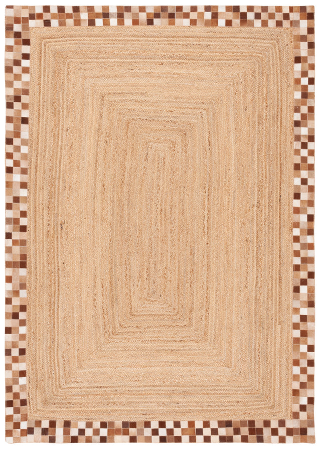 Safavieh Natural Fiber Nfb828A Natural/Brown Rug.