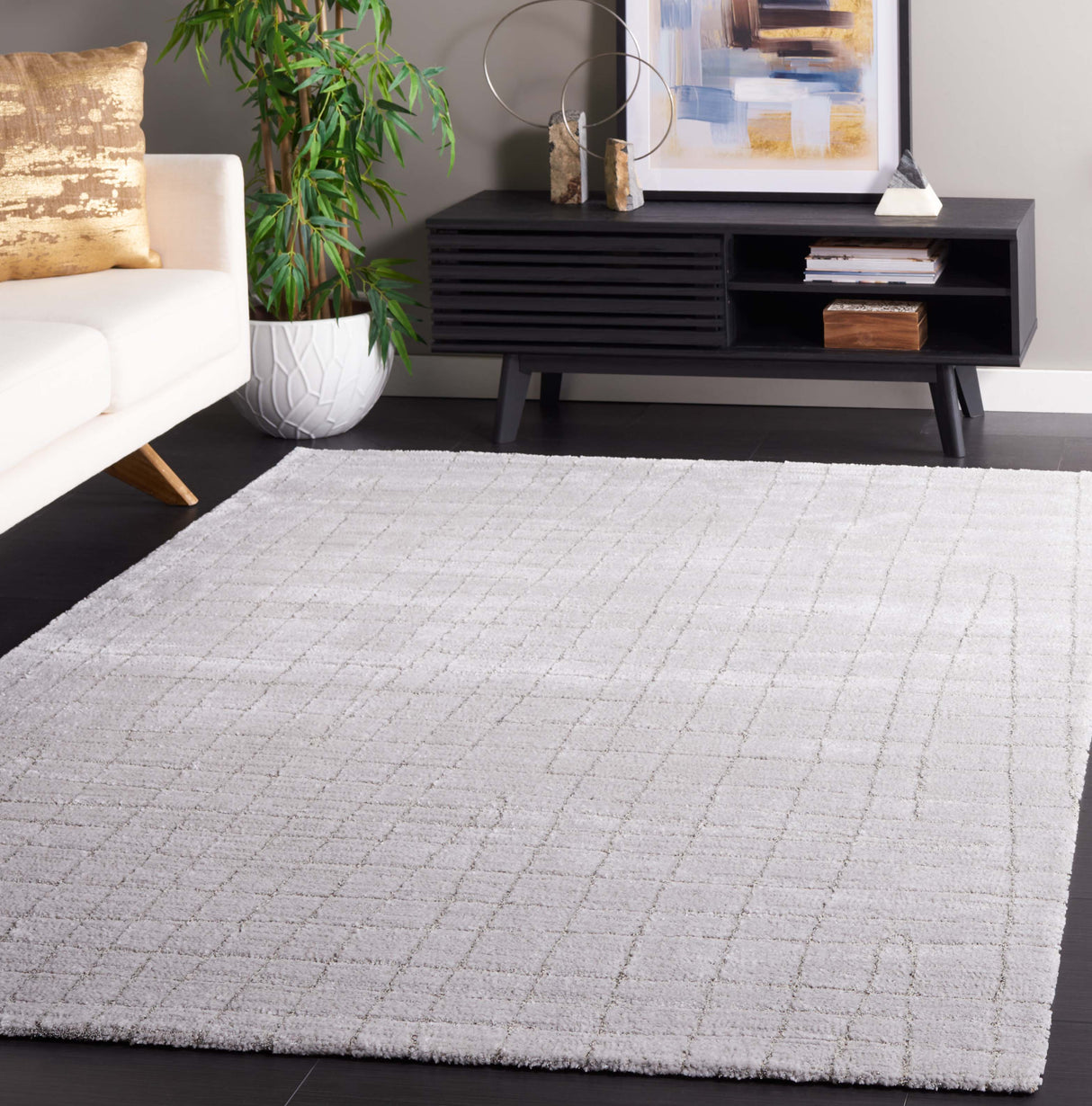 Safavieh Neptune Npe864F Light Grey/Grey Rug.