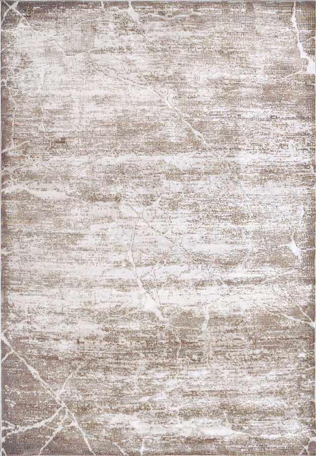 Dynamic Rugs Obsession 9536 Power Loomed Modern Cream/Beige Rug