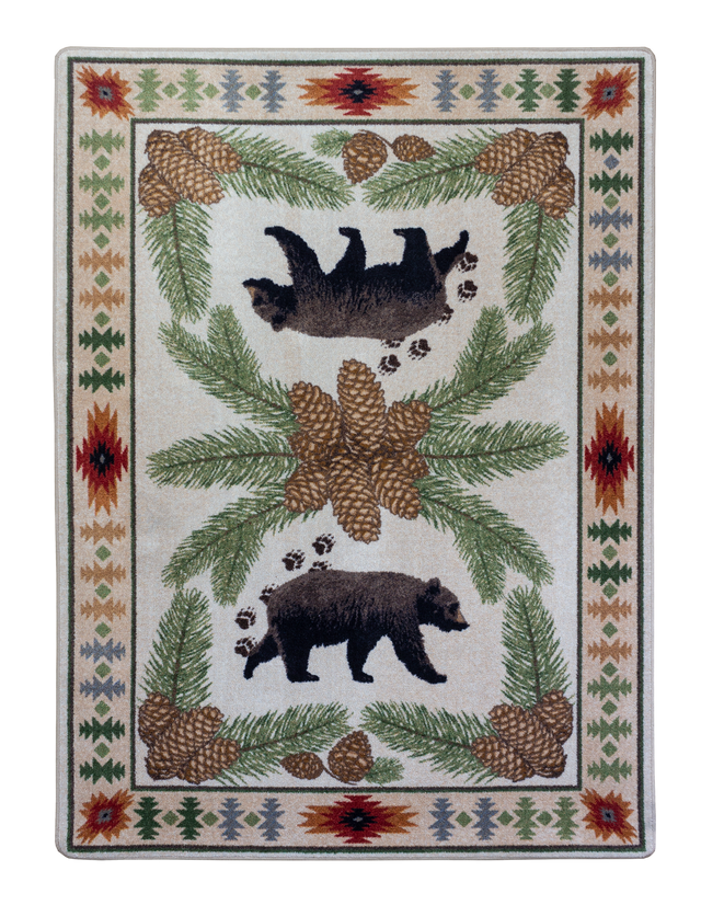 American Dakota Camp Woodhaven OKA Natural Rug