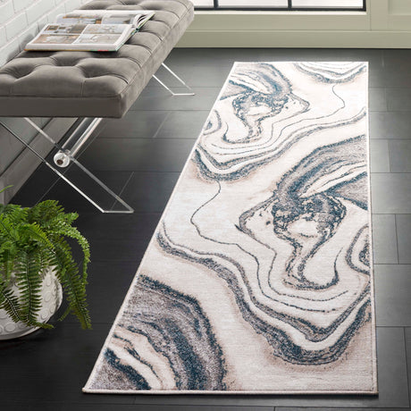 Safavieh Orchard Orc204A Ivory/Blue Rug.