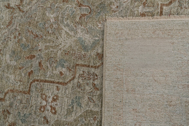 Dynamic Rugs Pacific 15941 Power Loomed Transitional Beige/Cream/Coral Rug