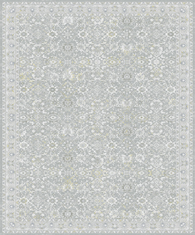 Dynamic Rugs Pacific 15943 Power Loomed Traditional Grey/Beige/Ivory Rug
