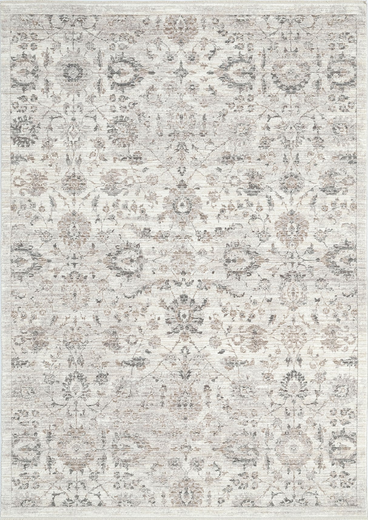 Dynamic Rugs Patara 10568 Power Loomed Transitional Ivory/Grey Rug