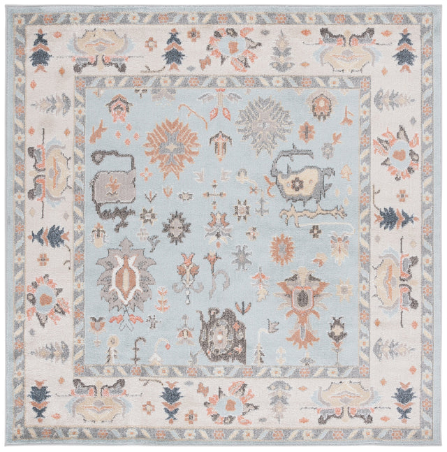 Safavieh Phoenix Phx562J Light Blue/Ivory Grey Rug.