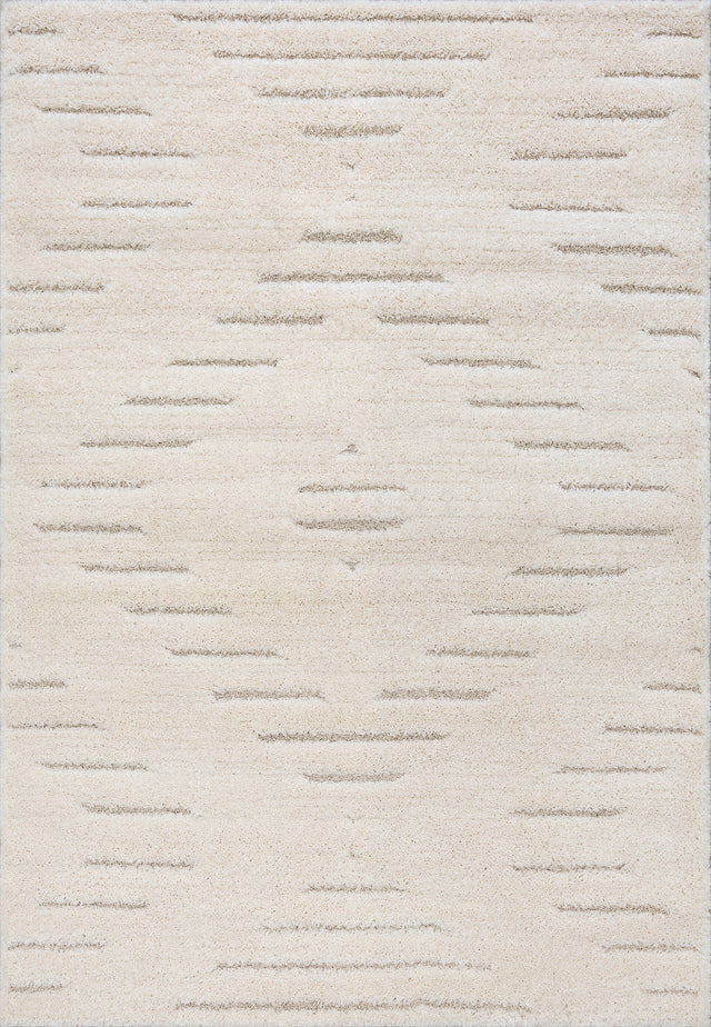 Dynamic Rugs Pike 11202 Power Loomed Modern Ivory/Brown Rug
