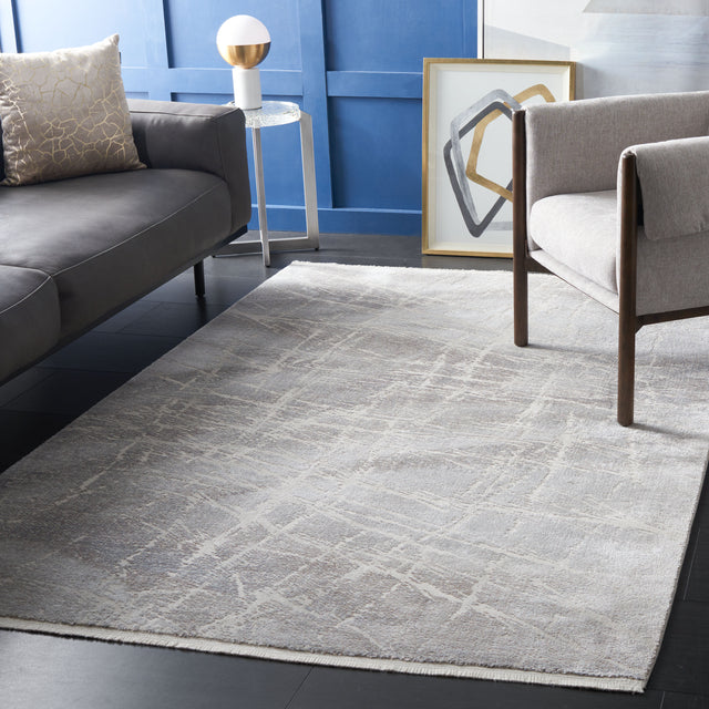 Safavieh Platinum Pla542F Grey/Light Grey Rug.