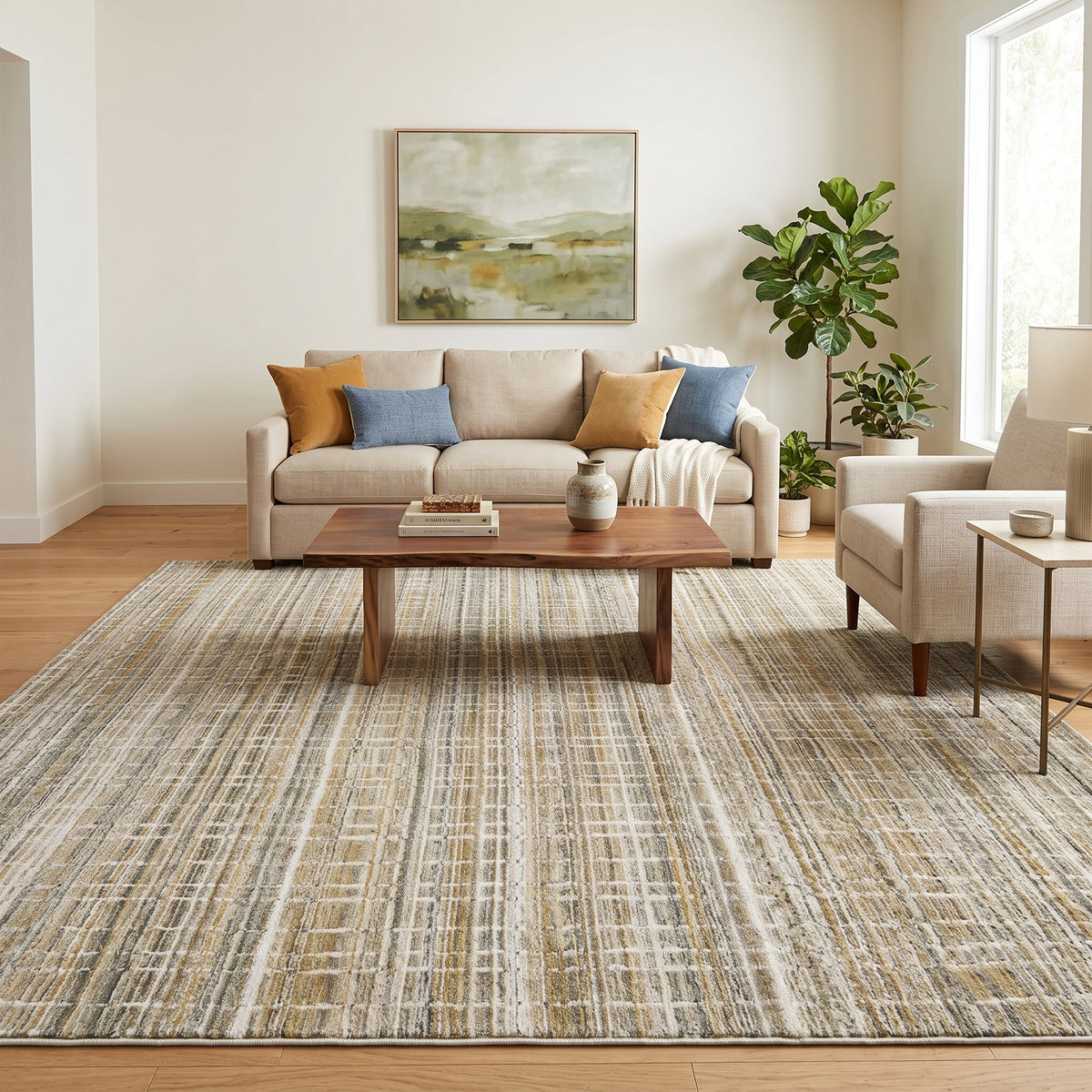 Amer Paradise PRD-3 Gold area rug - lifestyle view