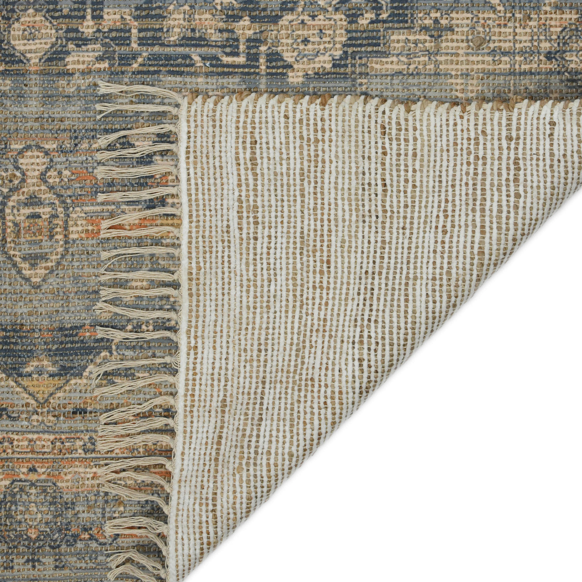 Amer Prairie PRE-2 Denim / Orange area rug - back view