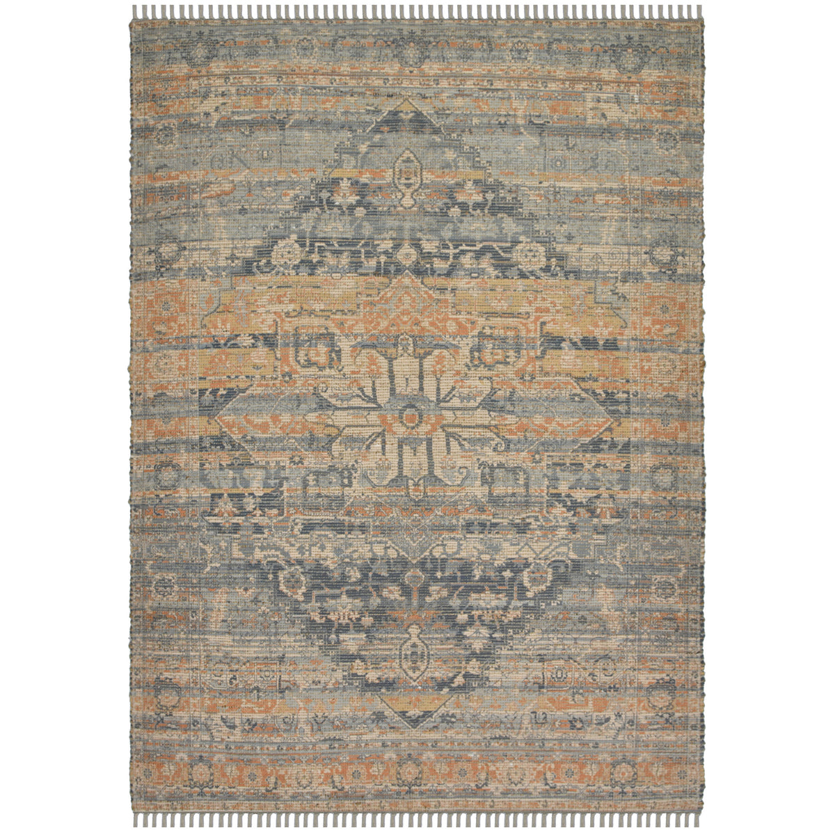 Amer Prairie PRE-2 Denim / Orange area rug - product view