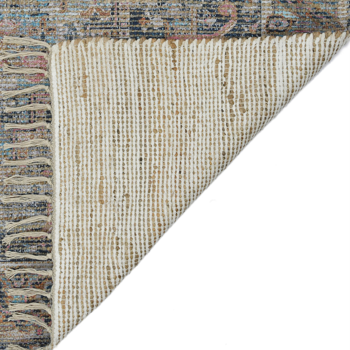 Amer Prairie PRE-5 Light Blue / Pink area rug - back view