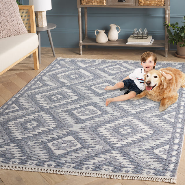 Safavieh Prairie Pri310M Blue/Grey Rug.